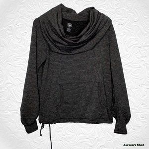 REI - Women's Medium Grey Cowl-neck Pullover